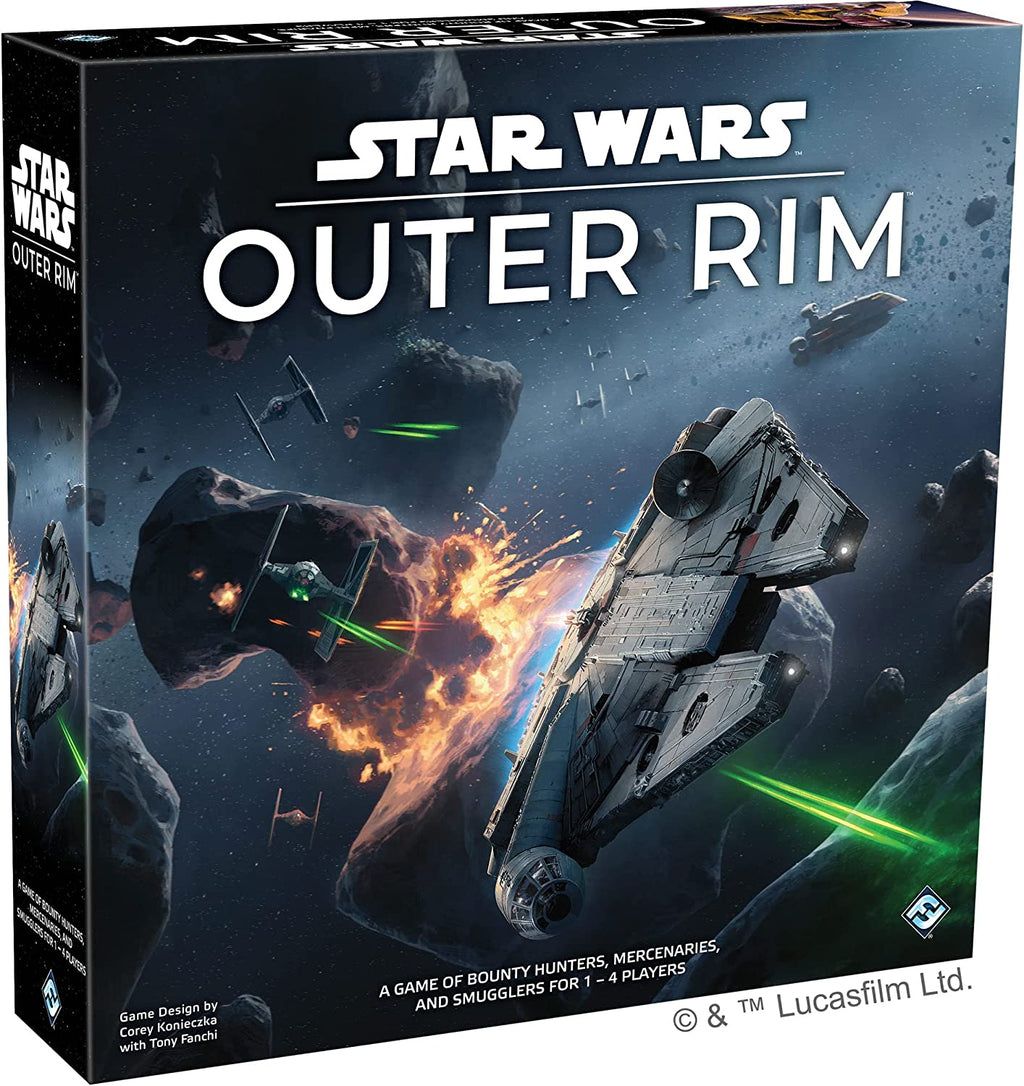 Star Wars Outer Rim Board Game - Strategy Game, Fun Family Adventure for Kids & Adults, Ages 14+, 1-4 Players, 3-4 Hour Playtime