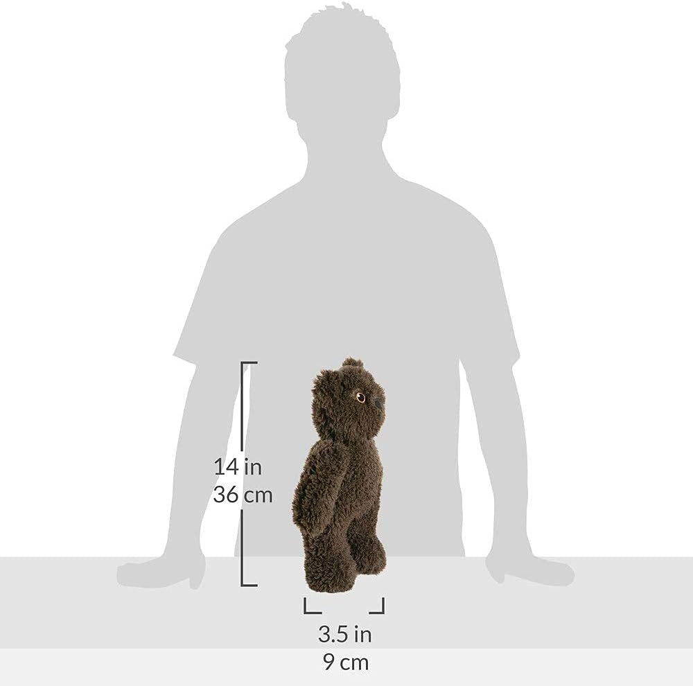 Stuffed Bear - Brown Teddy Bear, 14 Inch, Dark Brown, Take along Teddy